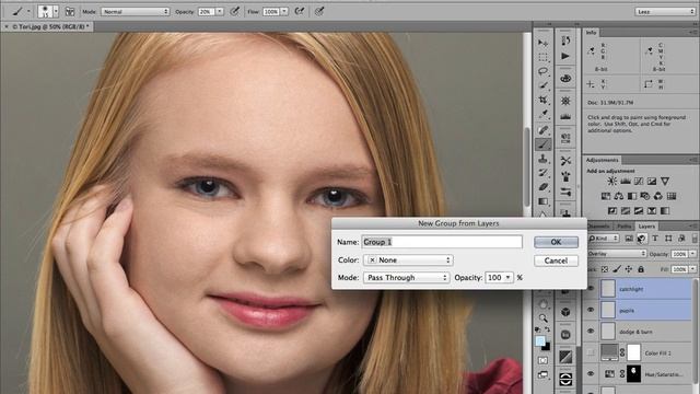 Senior Beauty Retouch in Photoshop - www.varis.com смотреть онлайн