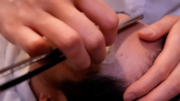 ASMR なぜこの理容室はかくも心安らぐのだろう？【ヘアカット・肩マッサージ・シャンプー・髭剃り】