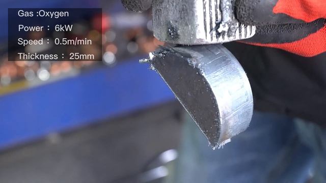 BWT's 6000W Lightning Fiber laser cutting demonstration | Cutting 25mm Carbon Steel смотреть онлайн