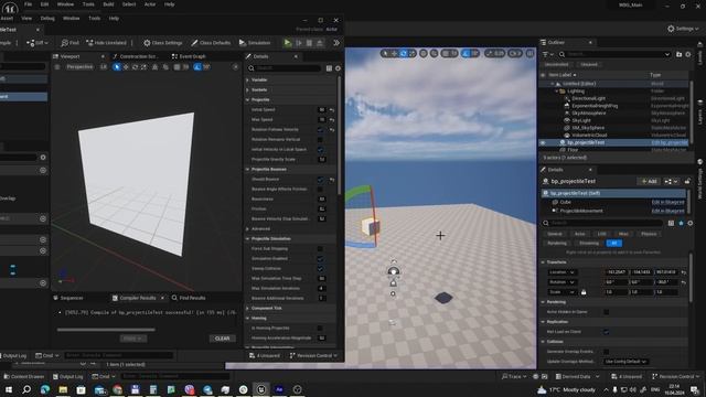 UE5 short tutorials: Projectile movement component. Все о компоненте смотреть онлайн