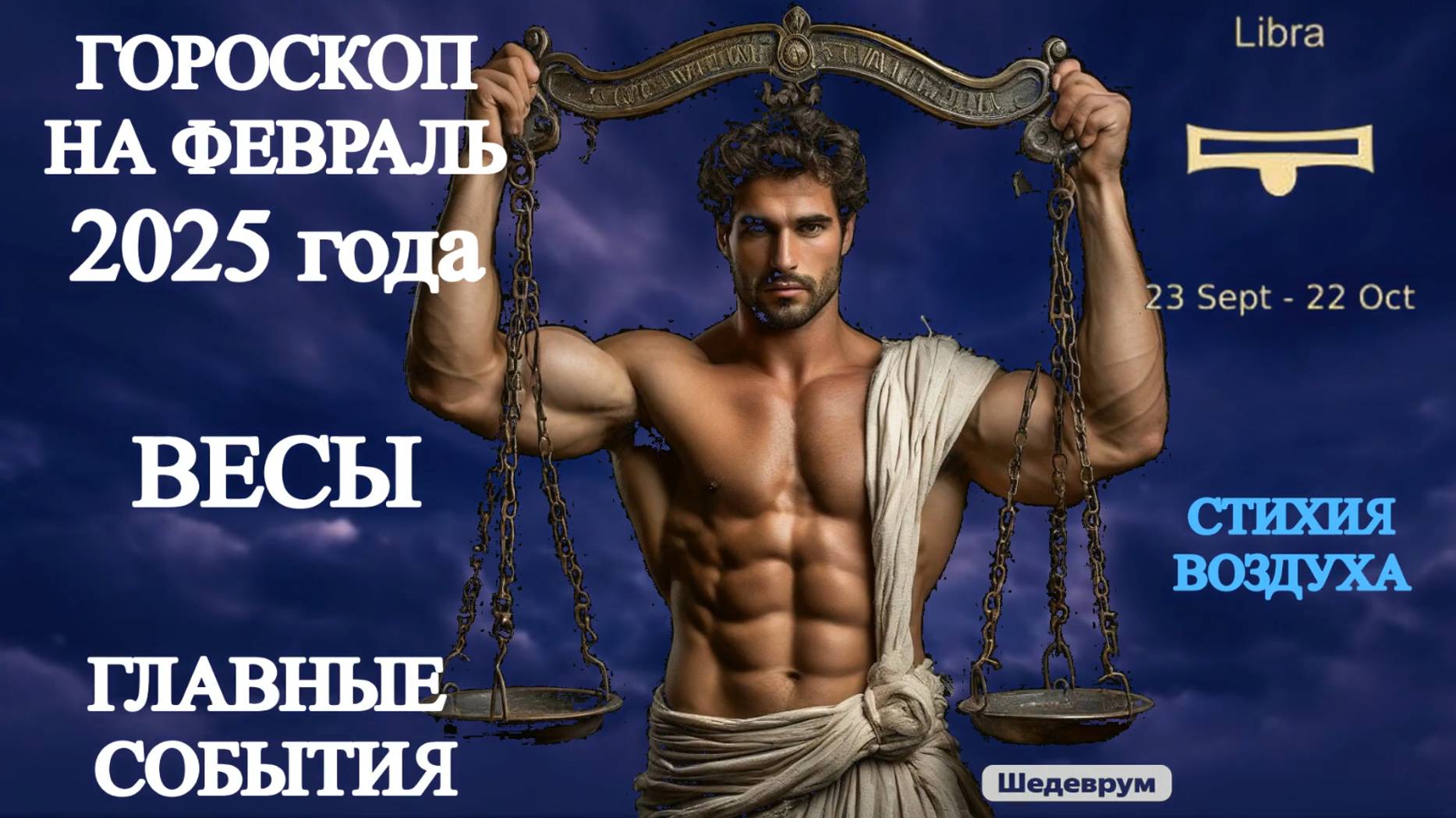 Гороскоп на февраль 2025 года. Весы. Главные события. смотреть онлайн