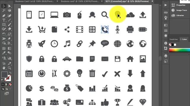How to Design Business Card in Illustrator CC 2018 смотреть онлайн