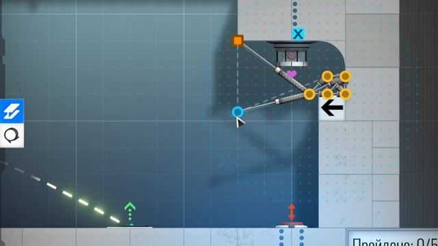 Bridge Constructor Portal тестовая камера 40 Главное выбрать момент, достиж. 66% доставки, Предвори смотреть онлайн