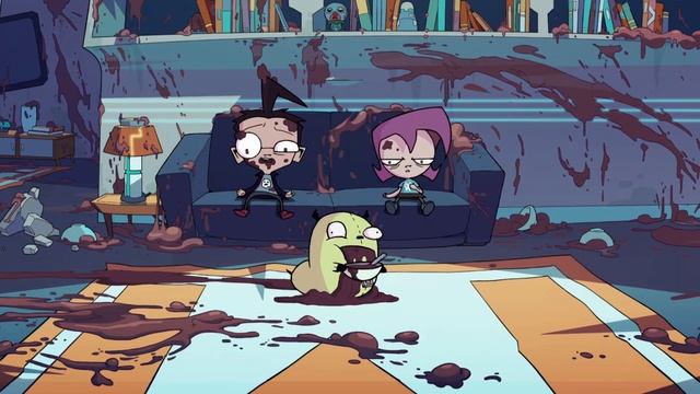 Invader ZIM: "Enter the Florpus" - GIR Eats Pudding смотреть онлайн