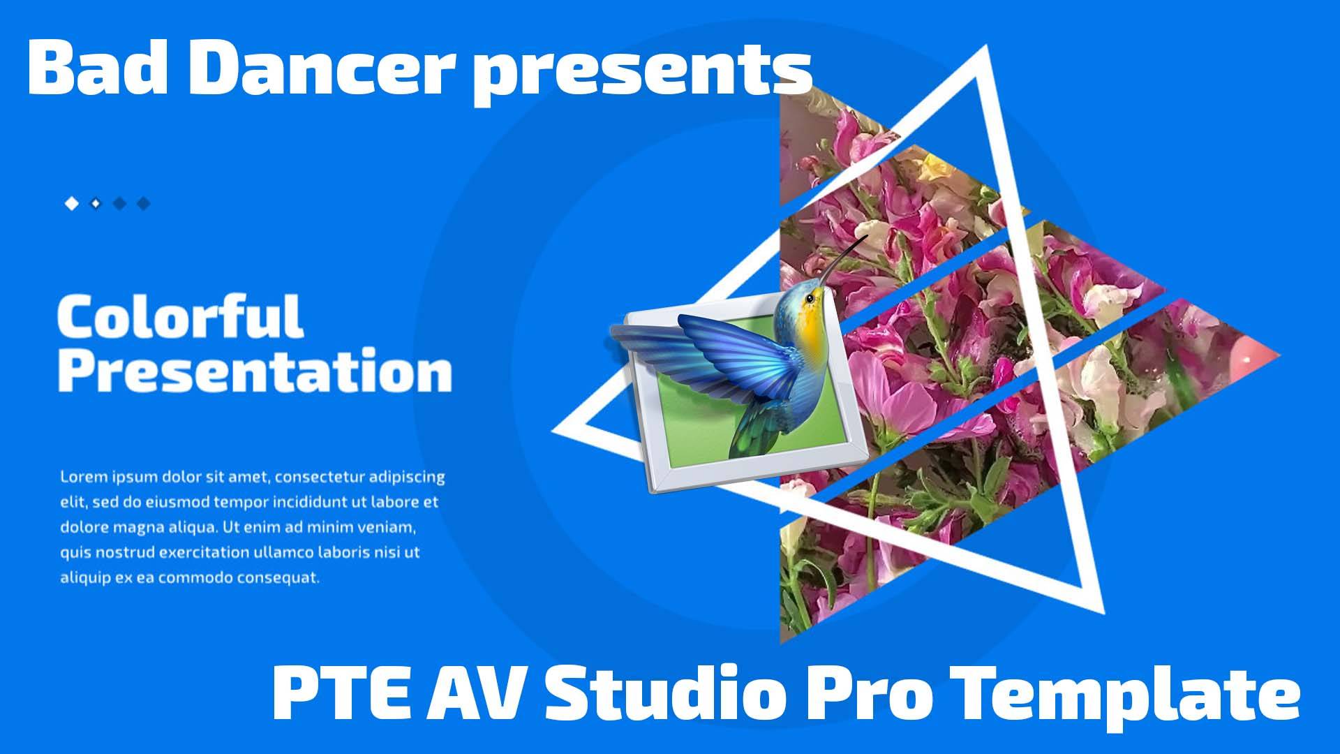 Free PTE AV Studio Template - Colorful Presentation ID 31102021 смотреть онлайн