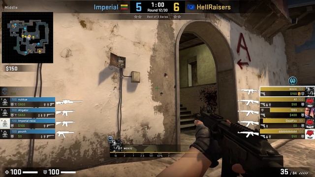 CSGO: POV HR woxic vs Imperial (30/21) mirage @ EPICENTER 2018 CIS Qualifier смотреть онлайн