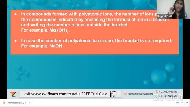 Atoms and Molecules | Chemical Formula | Science Online Classes | Class 9 | Swiflearn - Session 3 смотреть онлайн