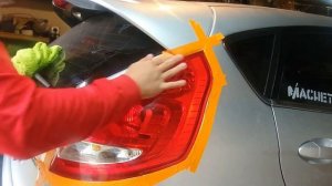 Полировка заднего фонаря. Правильная последовательность работ.