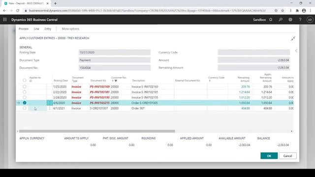 How to upload deposits in Dynamics 365 Business Central смотреть онлайн