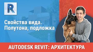 [Курс «Revit Архитектура: Продвинутый»] Свойства вида. Полутона, подложка