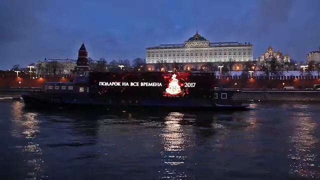 Реклама на корабле, медиафасад 21,6 х 4 м смотреть онлайн