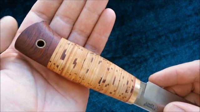 Нож Боровой-М (сталь D-2), береста смотреть онлайн