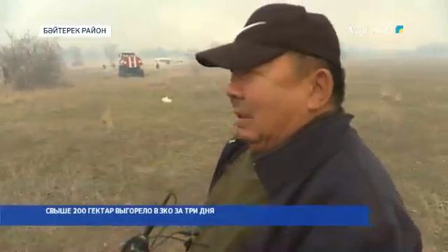 СВЫШЕ 200 ГЕКТАР ВЫГОРЕЛО В ЗКО ЗА ТРИ ДНЯ смотреть онлайн