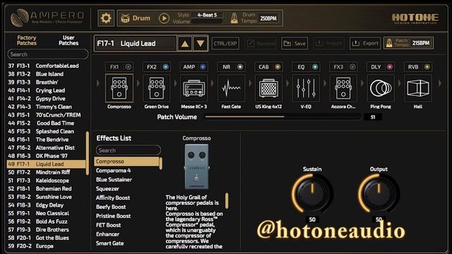 Hotone Ampero ALL PRESETS!!!