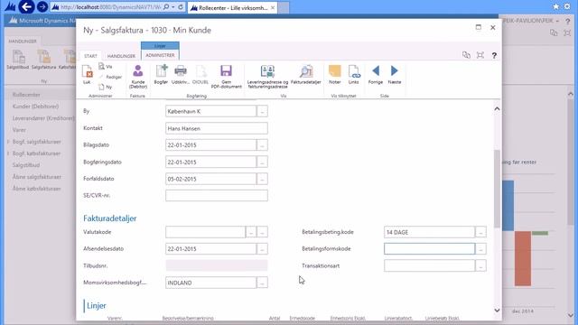 C5 2014 - Hvordan opretter jeg en faktura i C5 | ERPsupporten.dk смотреть онлайн