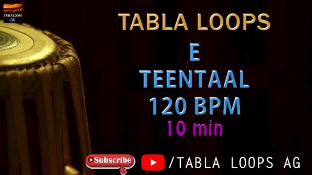TEENTAAL | E SCALE | 120BPM | TABLA LOOPS смотреть онлайн