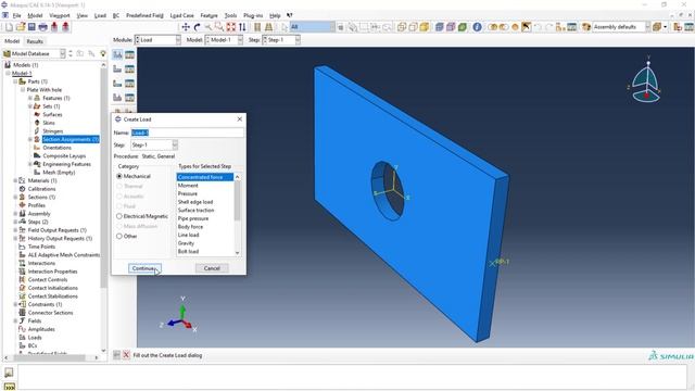 GETTING STARTED WITH STATIC ANALYSIS |ANALYSIS OF PLATE WITH HOLE using SOLIDWORKS | ABAQUS | ANSYS смотреть онлайн