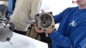 Макет бесшатунного двигателя схемы Баландина (12.10.2015)