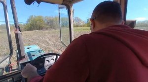 Посев многолетних трав на сено. Апрель 2024.