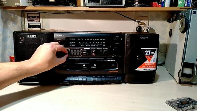 Магнитола SONY CFS W456 Boombox смотреть онлайн