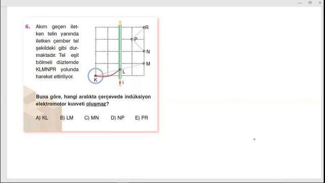 Elektromanyetik İndükleme Test 01 Supara Yayınları смотреть онлайн