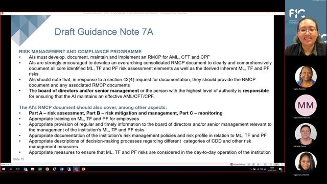 AML/CFT webinar on recent amendments to the FIC Act and guidance issued by the FIC смотреть онлайн