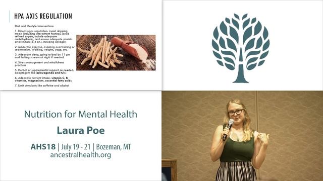 AHS18 Laura Poe - Nutrition for Mental Health смотреть онлайн