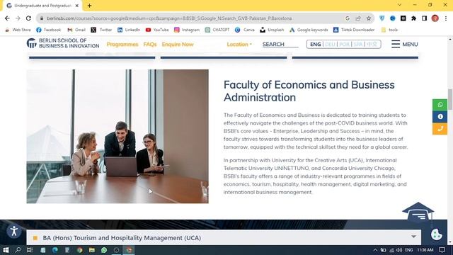Berlin School of business and Innovation programe смотреть онлайн