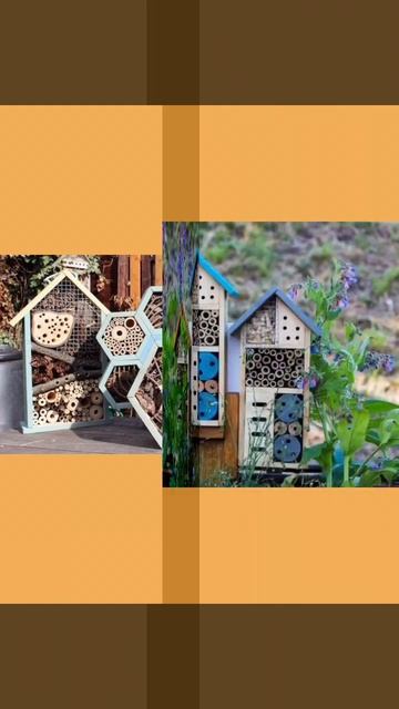 Отели для насекомых своими руками! #дача #сад #bughouse смотреть онлайн