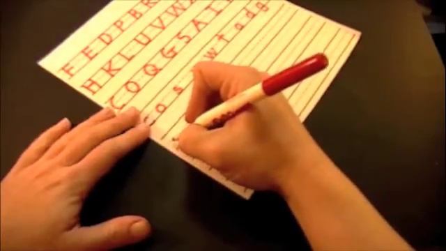 EASY PRINTING - Lower Case u (Handwriting Without Tears ) смотреть онлайн