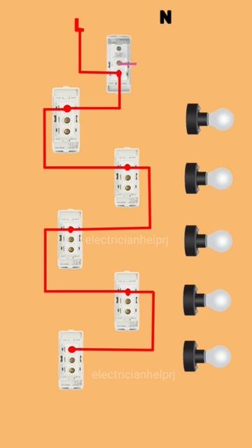 hostel wiring with master switch@electricianhelprj смотреть онлайн