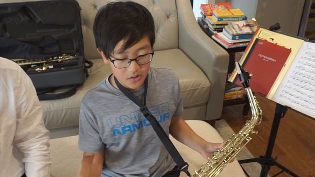 How to Play G Major Scale Two Octaves on the Saxophone? 12 YEAR-OLD PLAYING ALTISSIMO NOTES смотреть онлайн