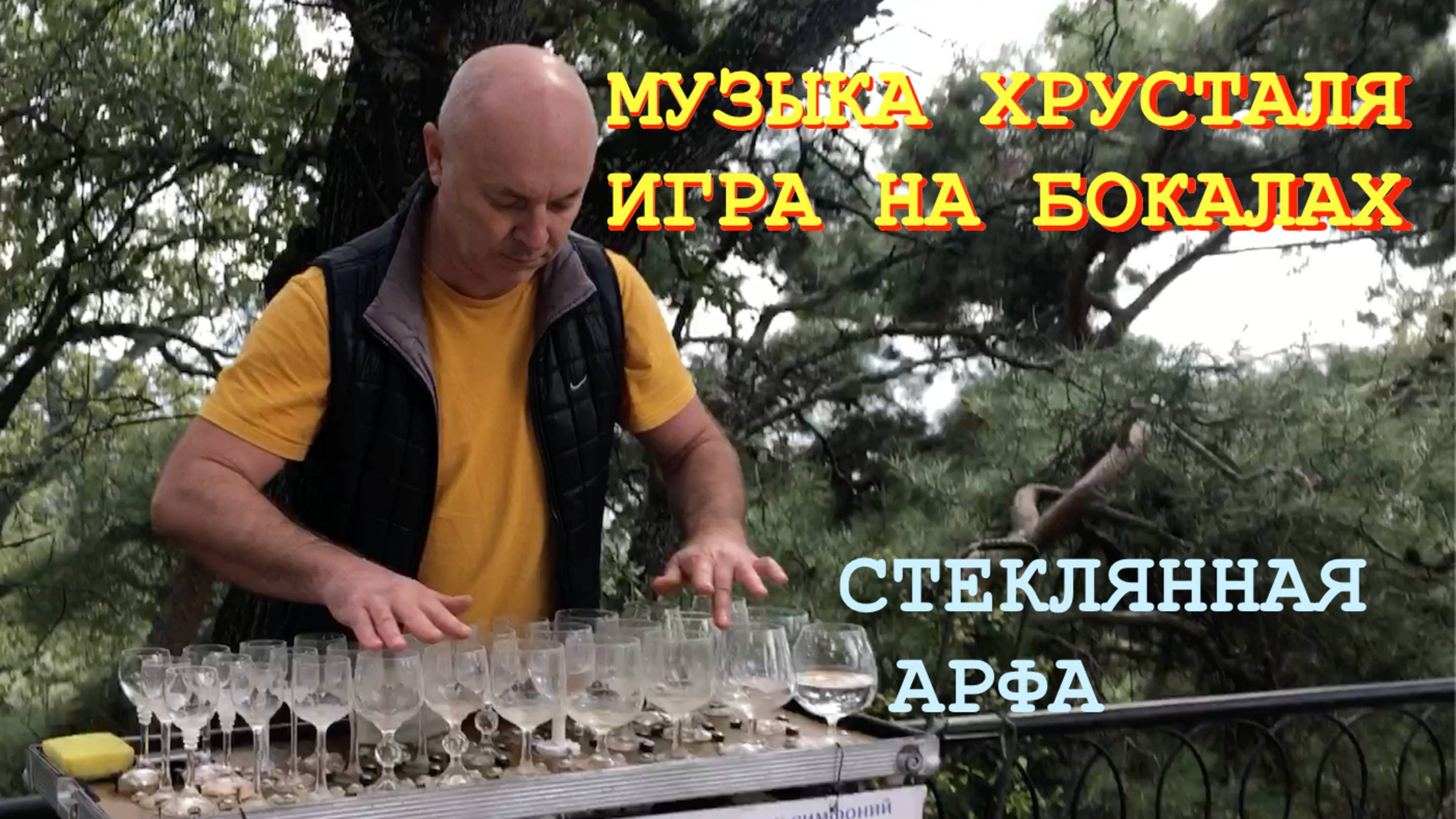 ИГРА НА БОКАЛАХ | Михаил Винковский маэстро хрустальных симфоний | ГРИБОЕДОВ ВАЛЬС смотреть онлайн