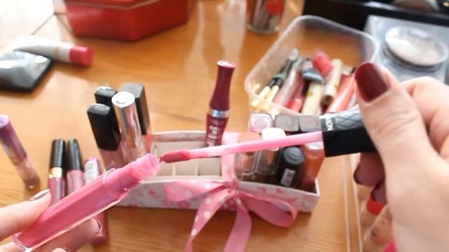 Моя колллекция помад и блесков 2014