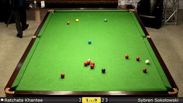 Snooker U21 Groups : Ratchata Khantee vs Sybren Sokolowski смотреть онлайн
