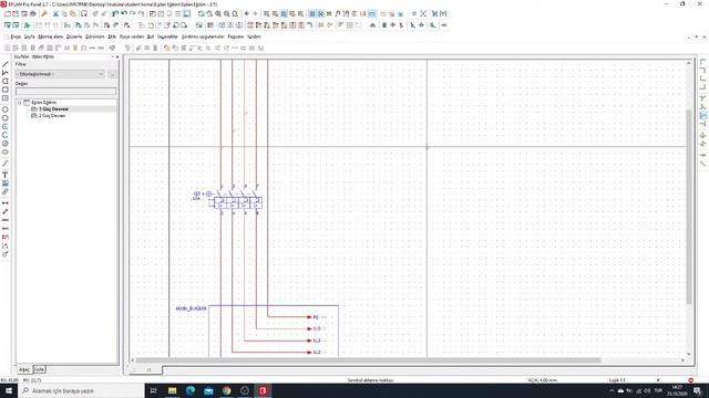 2. Güç Devresi, Faz Koruma Rölesi, Sembol Ekleme смотреть онлайн