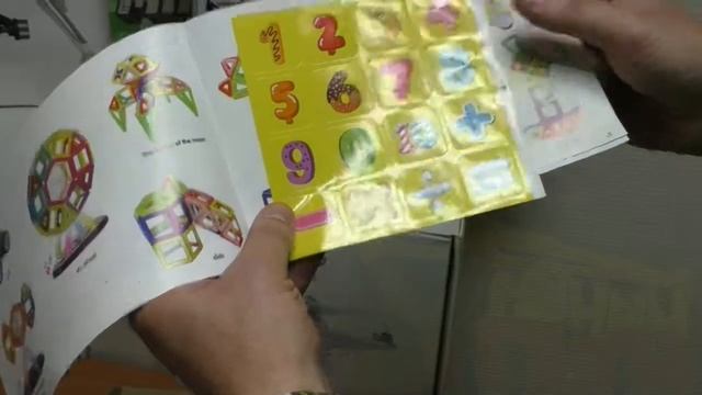 Распаковка конструктора Magical Magnet 703A (52 детали) TY562418 смотреть онлайн