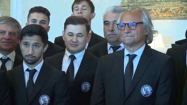 ЭМОМАЛИ РАХМОН | Мулоқот бо дастаи мунтахаби Тоҷикистон оид ба ФУТБОЛ 22.01.2024 ҚАТАР смотреть онлайн