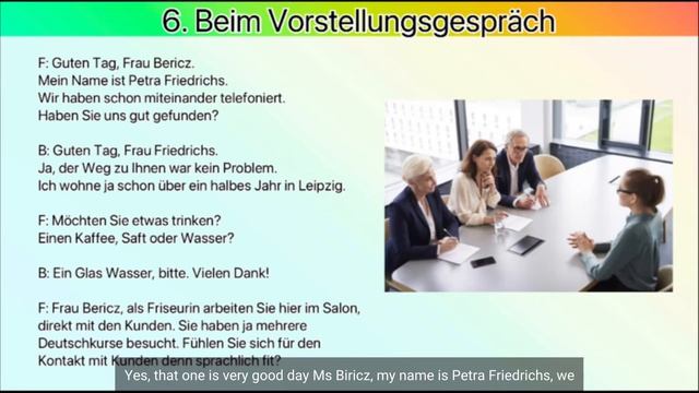 Berufliches Deutsch (Jobsuche, Vorstellungsgespräche, Tipps)- Business German For Job Application
