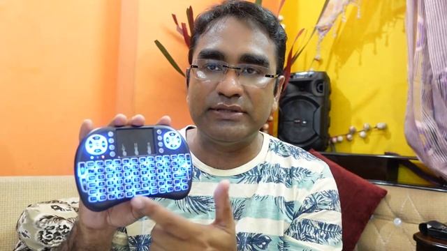 Wireless Mini Keyboard with Touchpad || Mini Keyboard with RGB Light смотреть онлайн