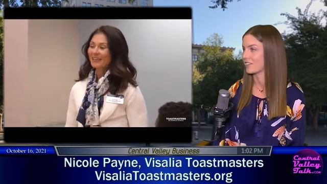 Nicole Payne with Visalia Toastmasters on Central Valley Business смотреть онлайн