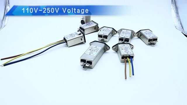 YB-A Series IEC Inlet EMI Filter 110V/220V 3A Power Line Filter For Household Appliance смотреть онлайн