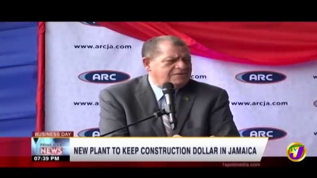 TVJ Business Day | New Plant to Keep Construction Dollar in Jamaica смотреть онлайн