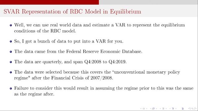 Real Business Cycle and Impulse Response Functions Pt. II смотреть онлайн