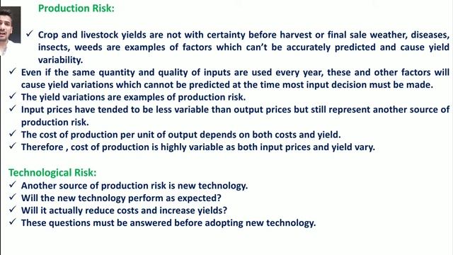 ECON 365|Farm Management, Production and Resource Economics|Risk and Uncertainty| Dr.Ganesh Rede смотреть онлайн