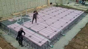 монолитная плита за 3 дня #корейские технологии#фундамент#