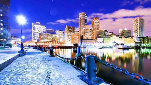 [4K]🍀🎷 Jazz in Boston 🌆 Relaxing, healing, sleep, soothing, study 📽️Projector window смотреть онлайн