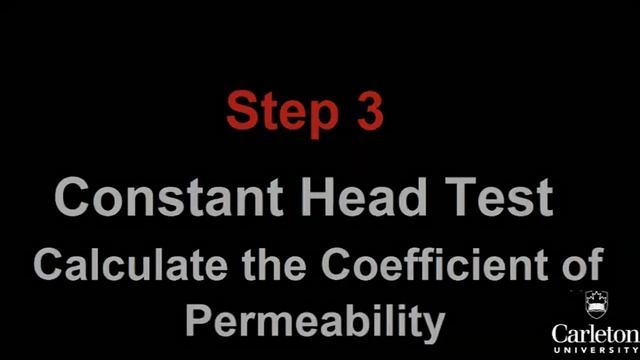 Carleton University - CIVE 3208 Lab 4: Hydraulic Conductivity смотреть онлайн