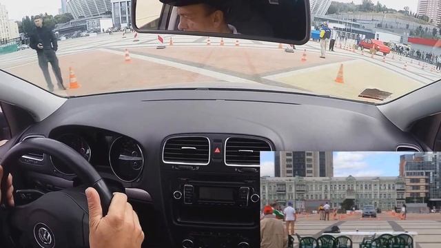 4-й етап Чемпіонату світу з багатоборства тілоохоронців. Швидкісне маневрування на автомобілі смотреть онлайн