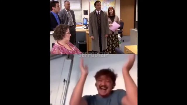 Michael Scott makes Pedro Pascal cry смотреть онлайн